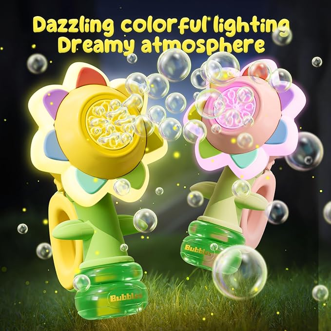 Flower Bubble Machine